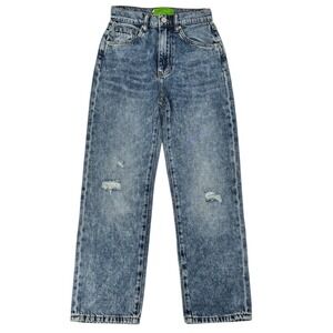 Sandrine Rose SR Indigo Straight Leg Jeans NWT 100% Cotton Size 26